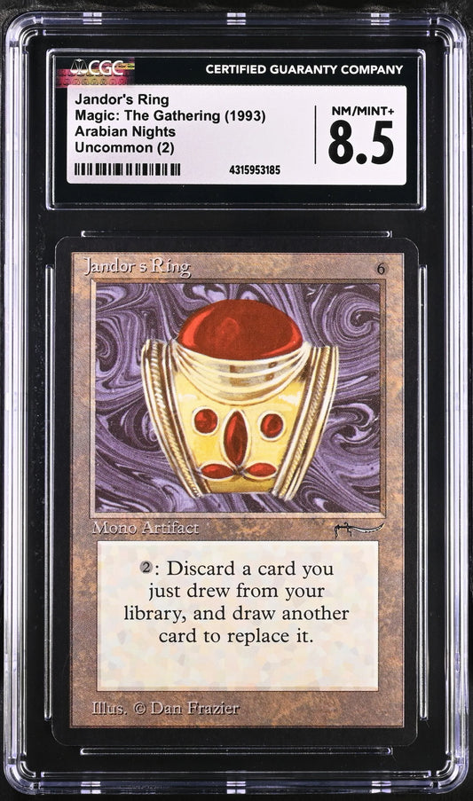 Jandor's Ring | Arabian Nights | Rare | Non-Foil | CGC | NM/Mint+ 8.5