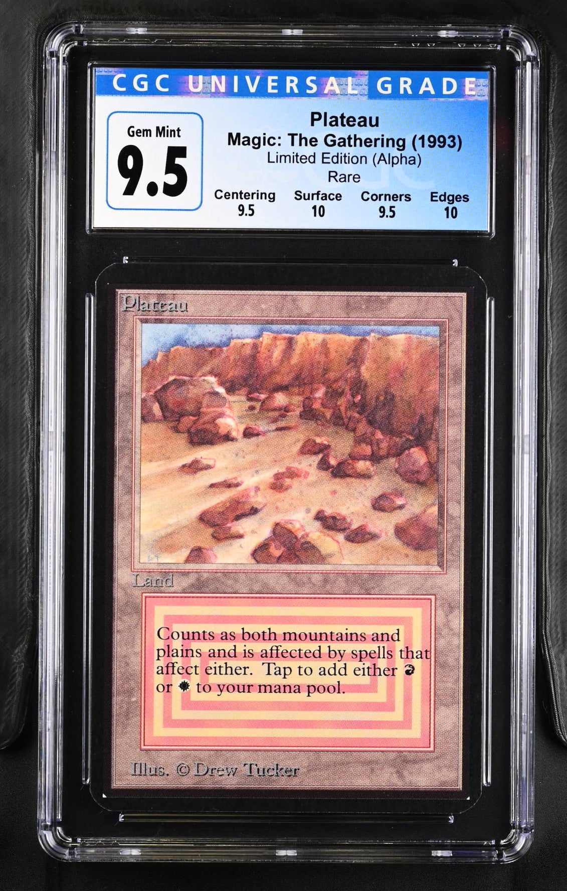 plateau mtg card Plateau | Limited Edition (Alpha) | CGC
