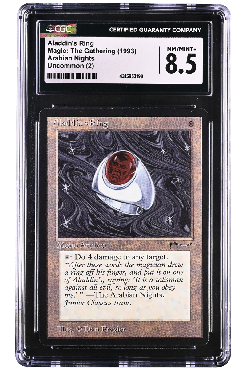 Aladdin's Ring | Arabian Nights | Rare | Non-Foil | CGC | NM/Mint+ 8.5