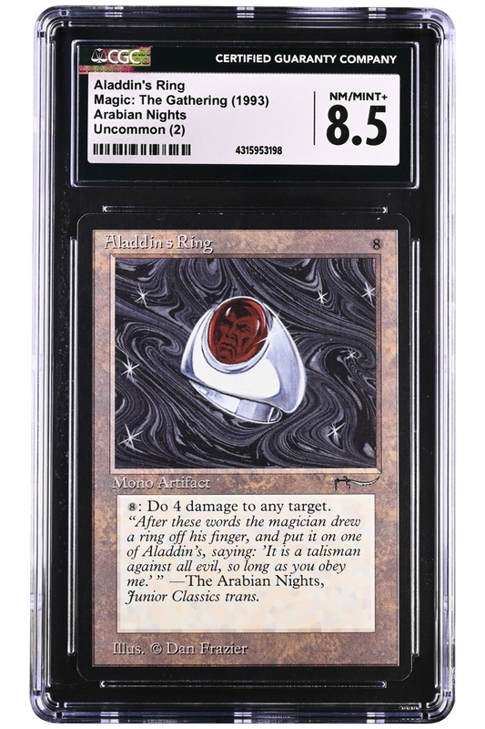 Aladdin's Ring | Arabian Nights | Rare | Non-Foil | CGC | NM/Mint+ 8.5