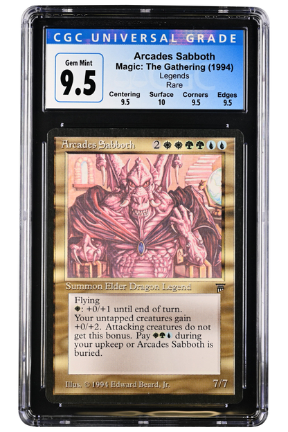 Arcades Sabboth | Legends | Rare | CGC | Gem Mint 9.5