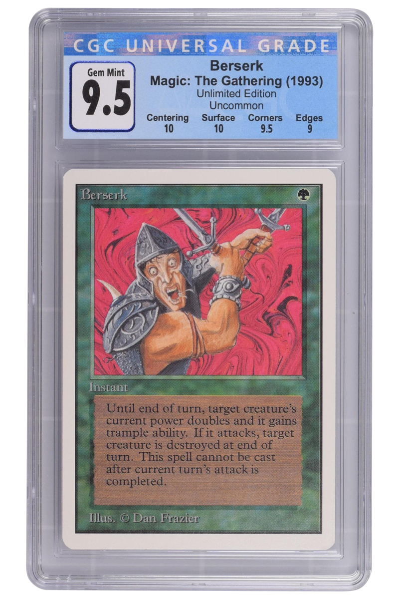Berserk | Unlimited Edition | Uncommon | CGC | Gem Mint 9.5