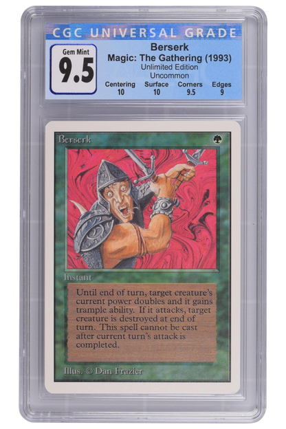 Berserk | Unlimited Edition | Uncommon | CGC | Gem Mint 9.5
