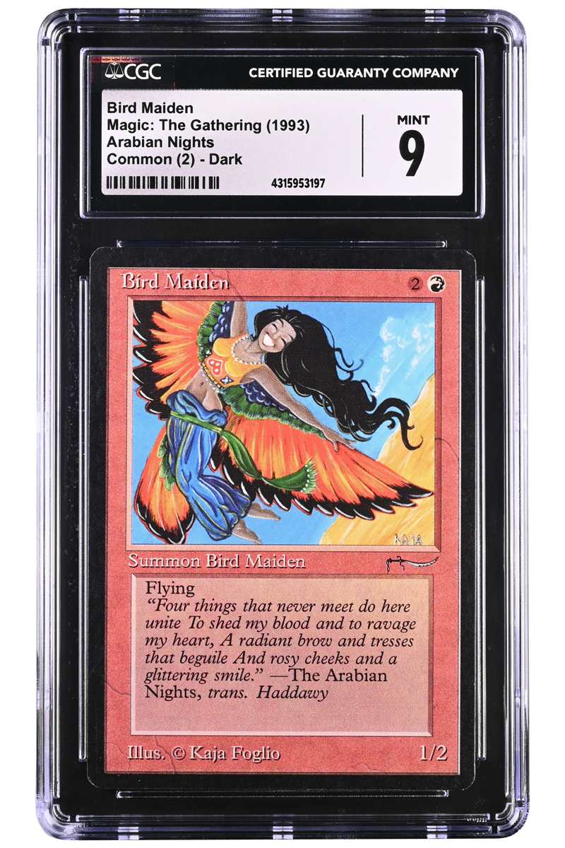 Bird Maiden | Arabian Nights | Common | Non-Foil | CGC | Mint 9