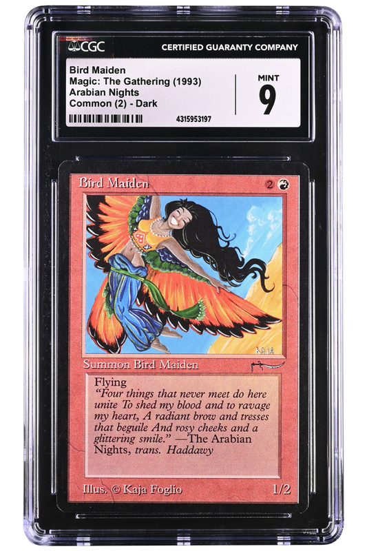 Bird Maiden | Arabian Nights | Common | Non-Foil | CGC | Mint 9