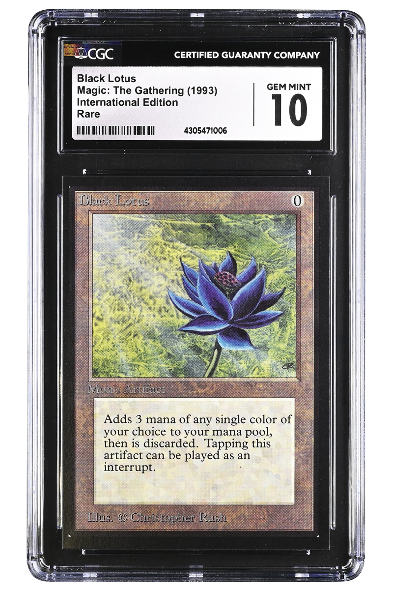 Black Lotus | International Edition | Rare | CGC | Gem Mint 10