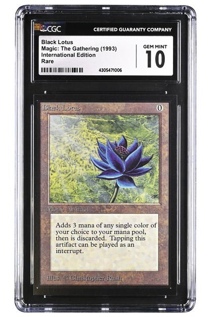 Black Lotus | International Edition | Rare | CGC | Gem Mint 10
