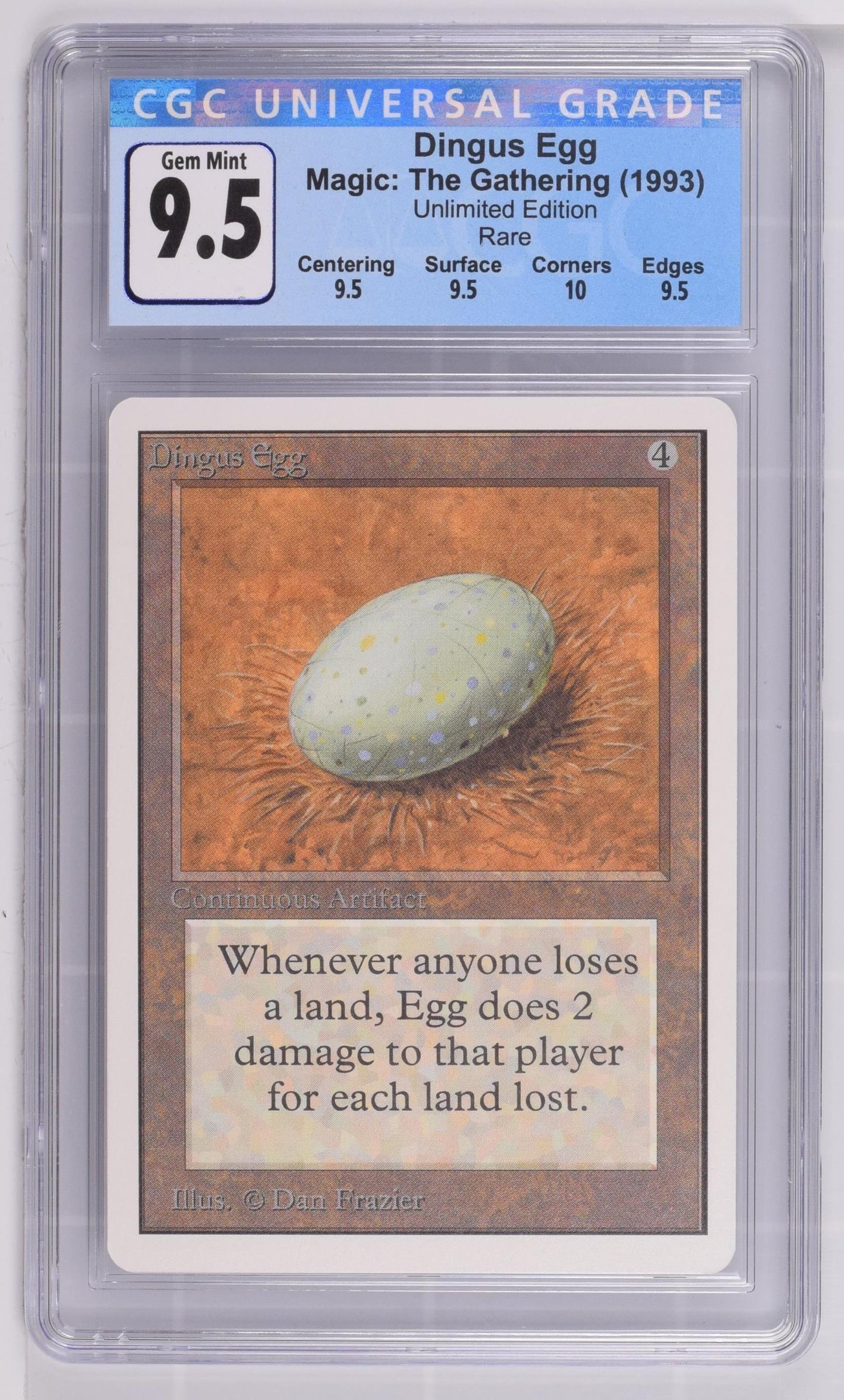 Dingus Egg | Unlimited Edition | Rare | CGC | Gem Mint 9.5
