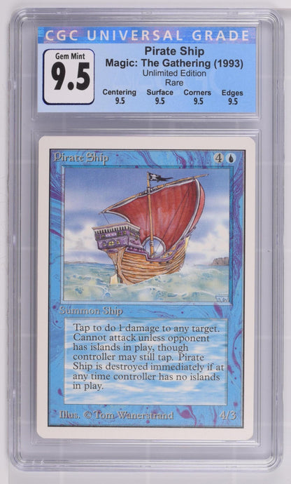 Pirate Ship | Unlimited Edition | Rare | CGC | Gem Mint 9.5