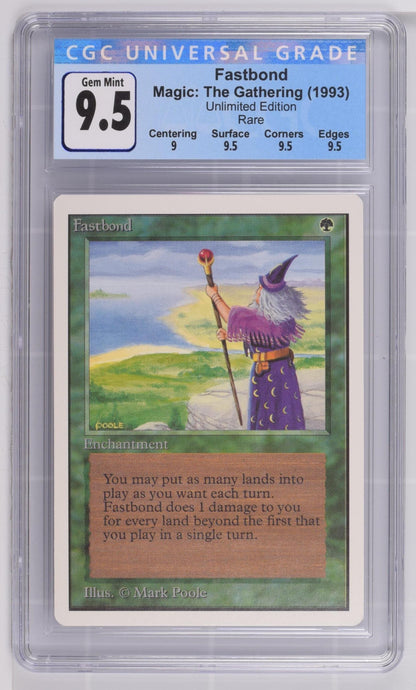 Fastbond | Unlimited Edition | Rare | CGC | Gem Mint 9.5