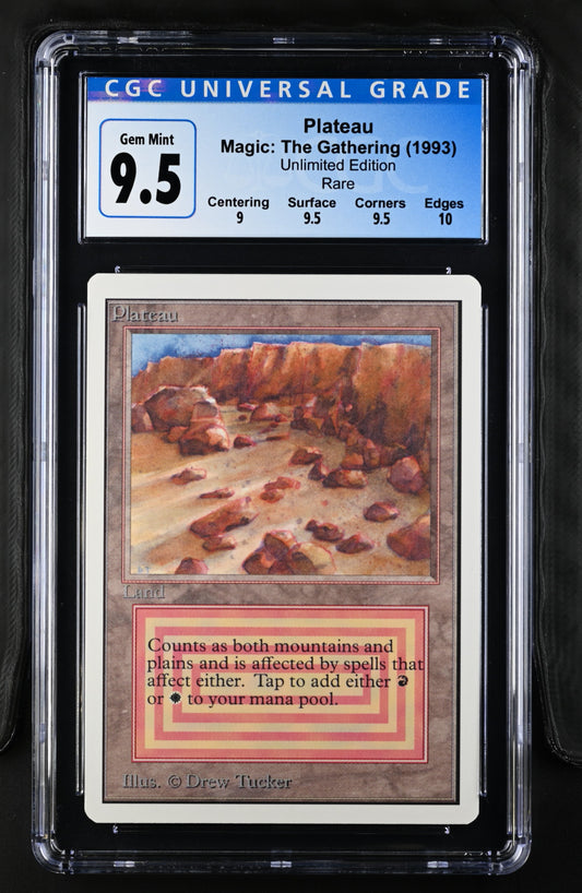 Plateau | Unlimited Edition | Rare | CGC | Gem Mint 9.5