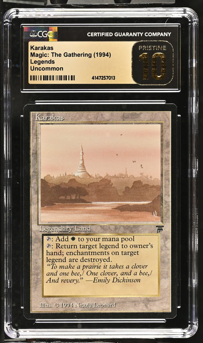 Karakas | Legends | CGC | Uncommon | Pristine 10