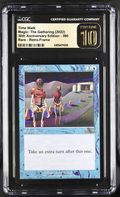 Time Walk | 30th Anniversary Edition | Rare | Retro-Frame | CGC | Pristine 10
