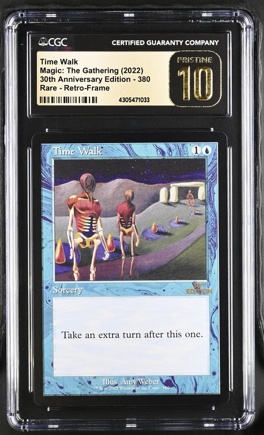 Time Walk | 30th Anniversary Edition | Rare | Retro-Frame | CGC | Pristine 10