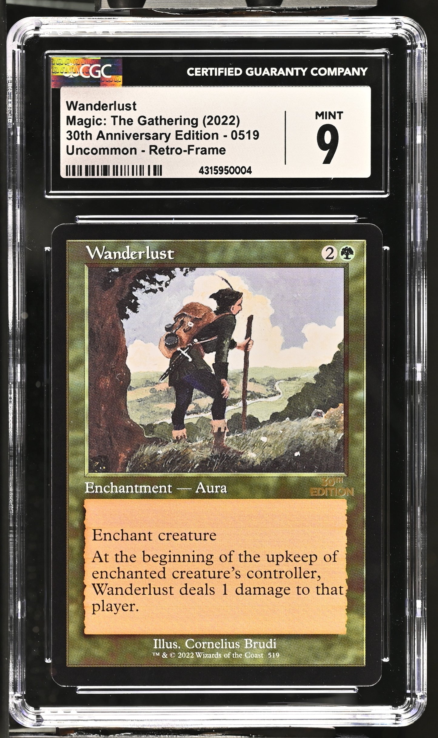 Wanderlust | 30th Anniversary Edition | Uncommon | Retro-Frame | CGC | Mint 9