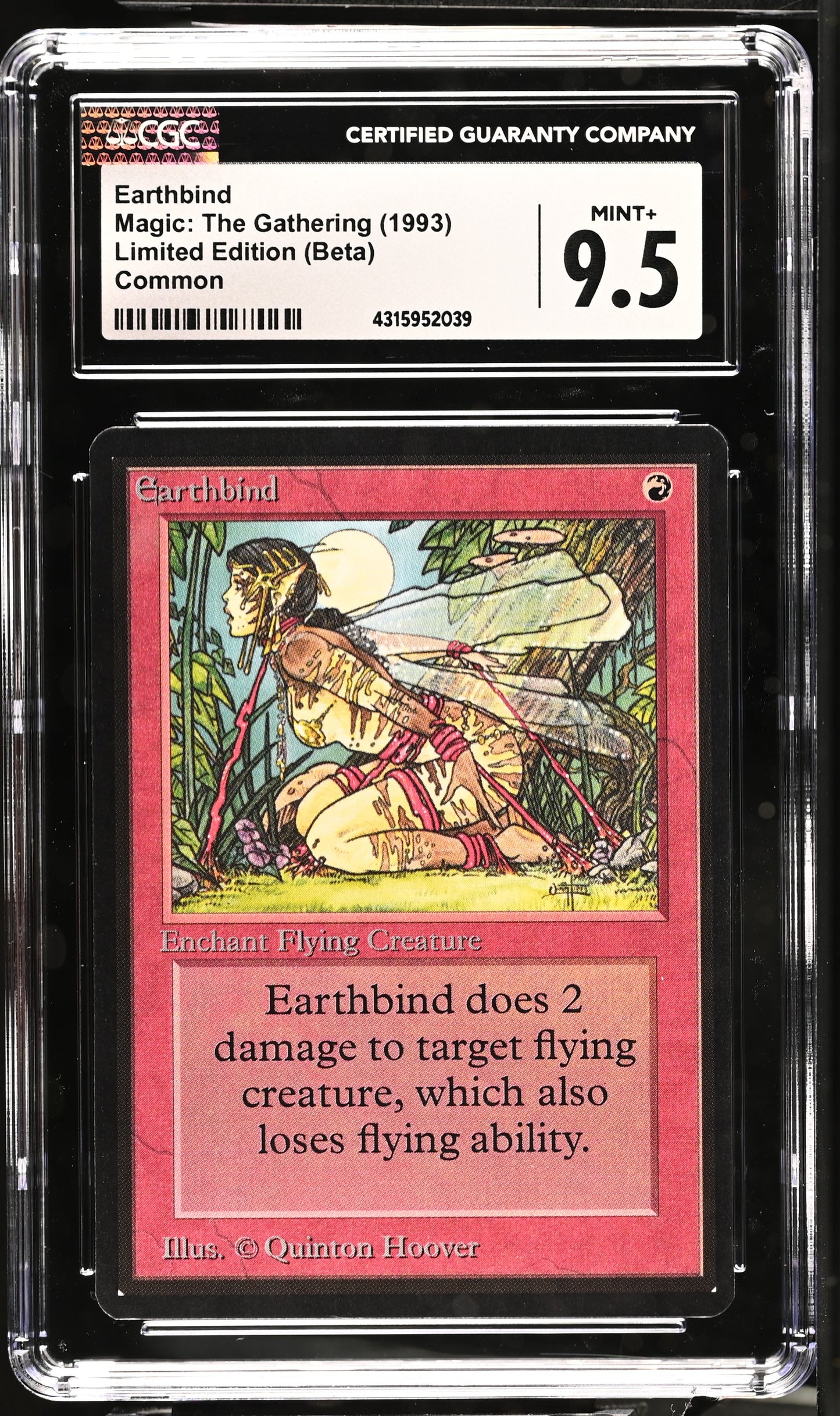 Earthbind | Limited Edition (Beta) | Common | Non-Foil | CGC | Mint+ 9.5