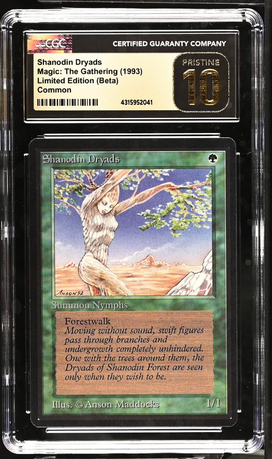 Shanodin Dryads | Limited Edition (Beta) | Common | Non-Foil | CGC | Pristine 10