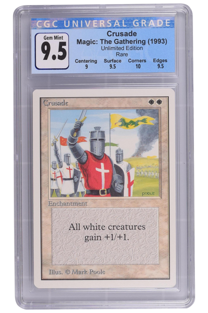 Crusade | Unlimited Edition | Rare | CGC | Gem Mint 9.5