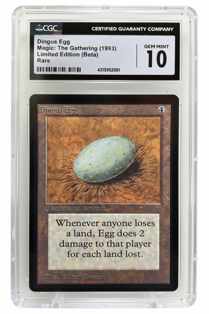 Dingus Egg | Limited Edition (Beta) | Rare | Non-Foil | CGC | Gem Mint 10