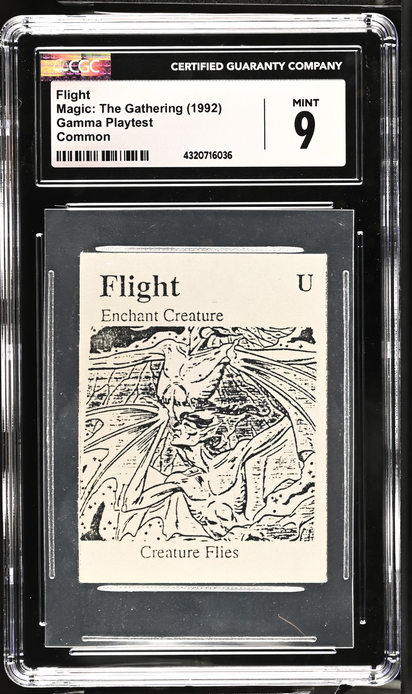 Flight | Gamma Playtest | CGC | Mint 9