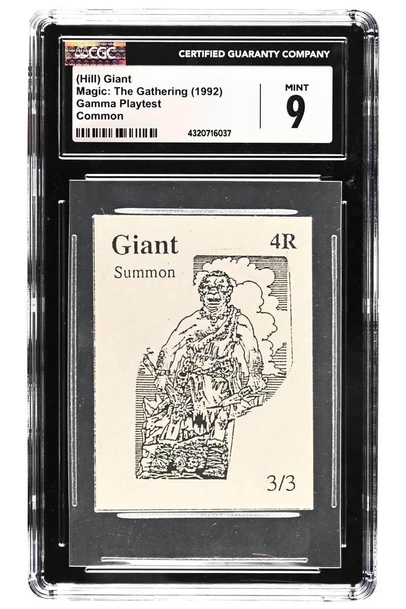 (Hill) Giant | Gamma Playtest | CGC | Mint 9
