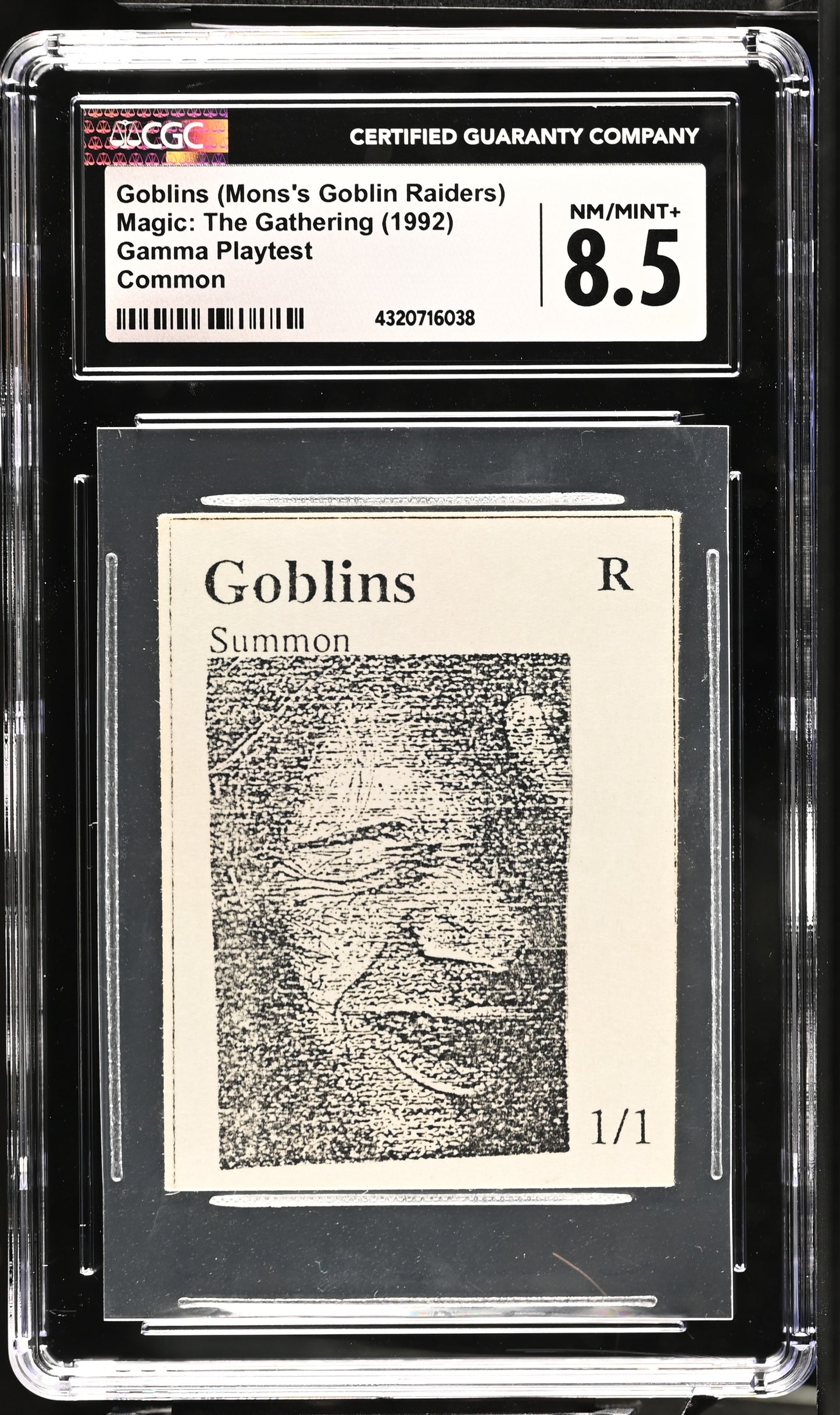 Goblins (Mons's Goblin Raiders) | Gamma Playtest | CGC | NM/Mint+ 8.5