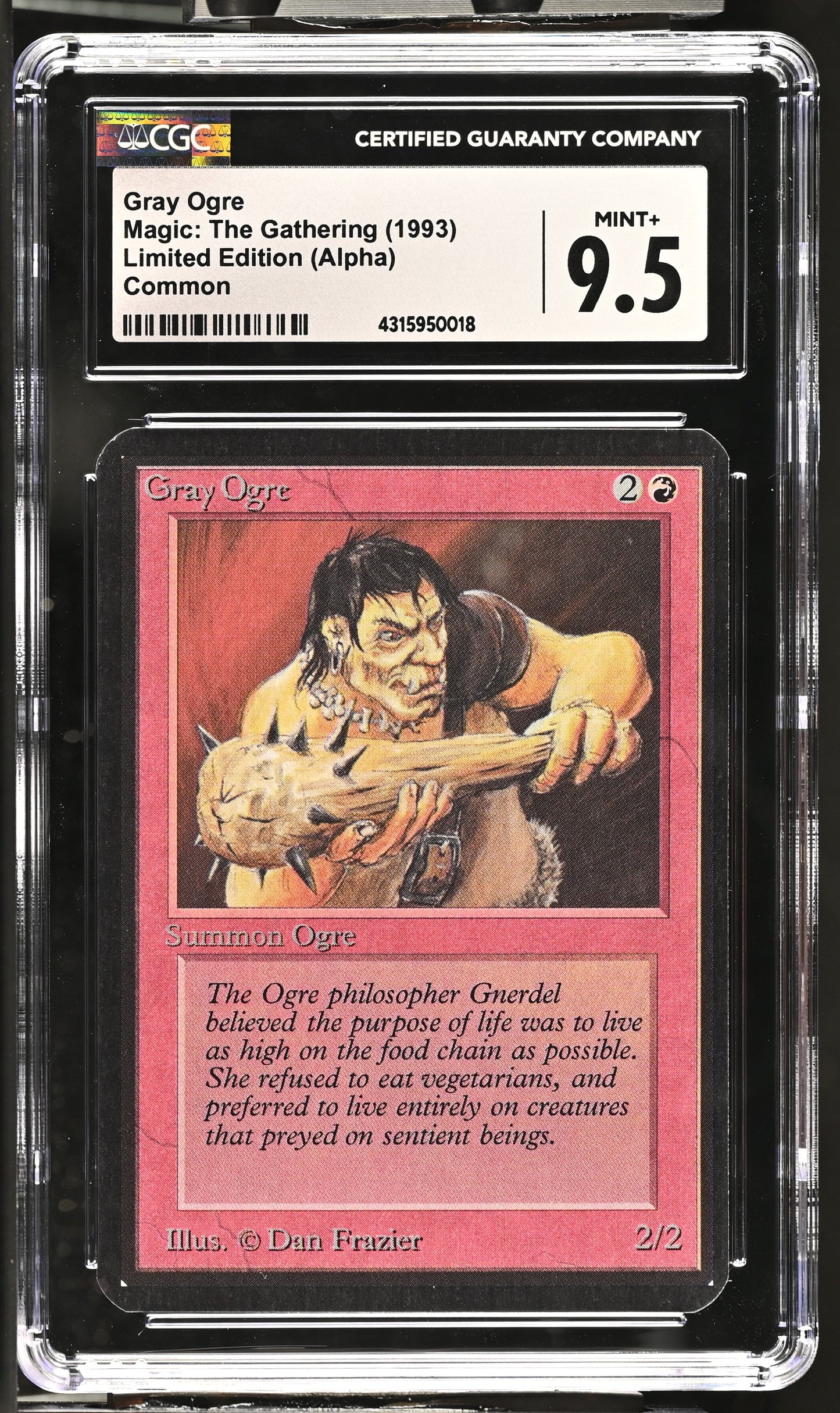 Gray Ogre | Limited Edition (Alpha) | Common | CGC | Mint+ 9.5
