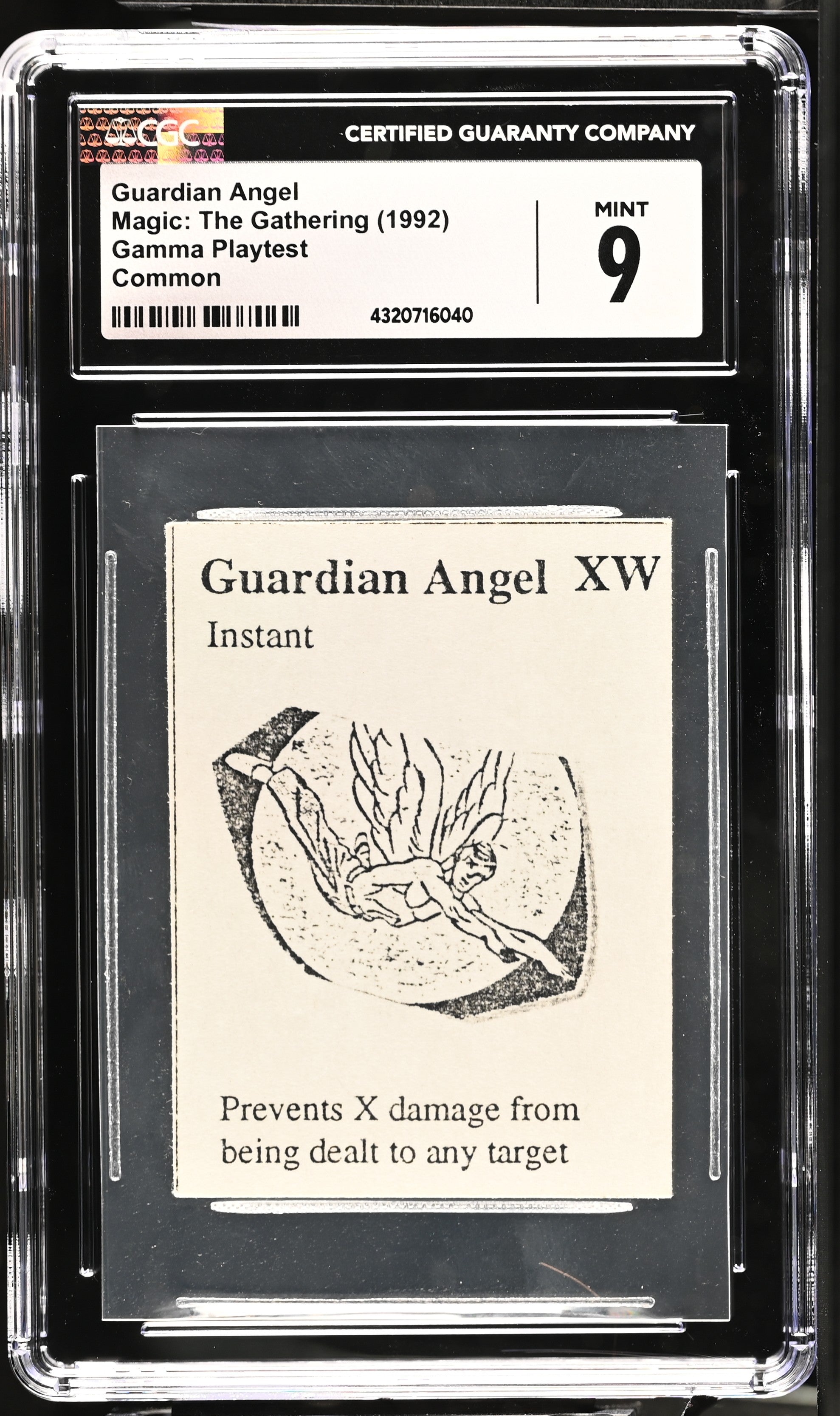 Guardian Angel | Gamma Playtest | CGC | Mint 9