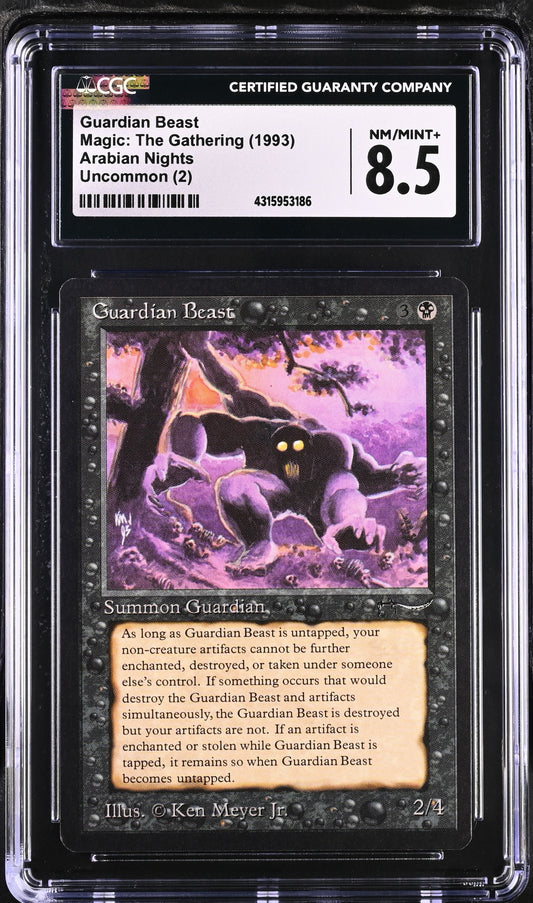 Guardian Beast | Arabian Nights | Rare | Non-Foil | CGC | NM/Mint+ 8.5