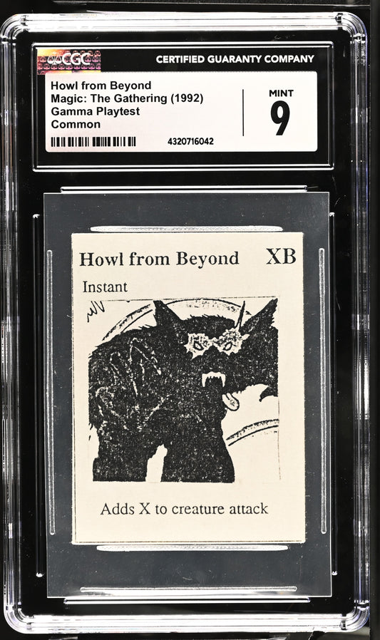 Howl from Beyond | Gamma Playtest | CGC | Mint 9