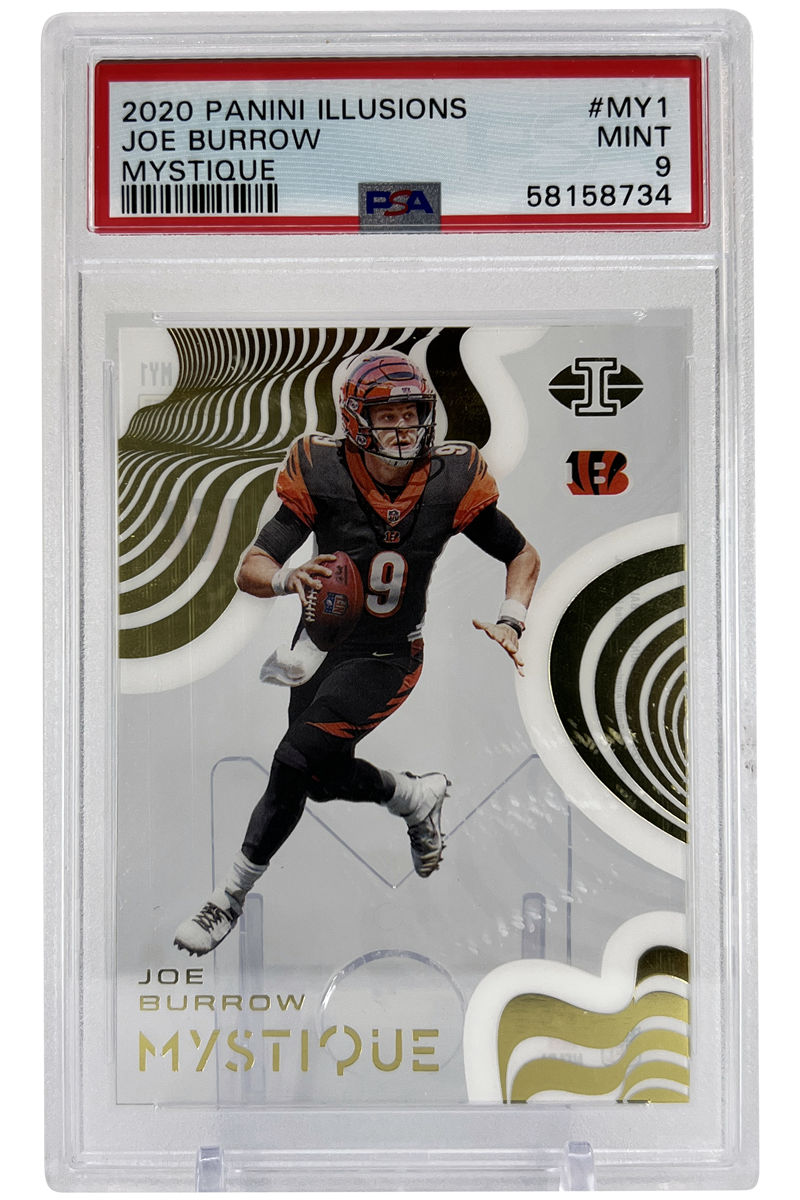 Joe Burrow 2020 Panini Illusions | PSA 9 | Mystique Rookie RC | #MY1 | POP 118