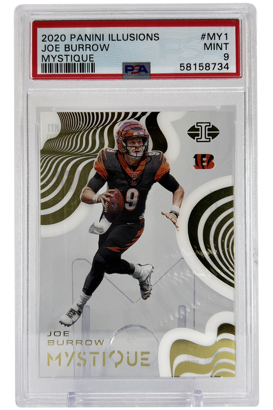 Joe Burrow 2020 Panini Illusions | PSA 9 | Mystique Rookie RC | #MY1 | POP 118