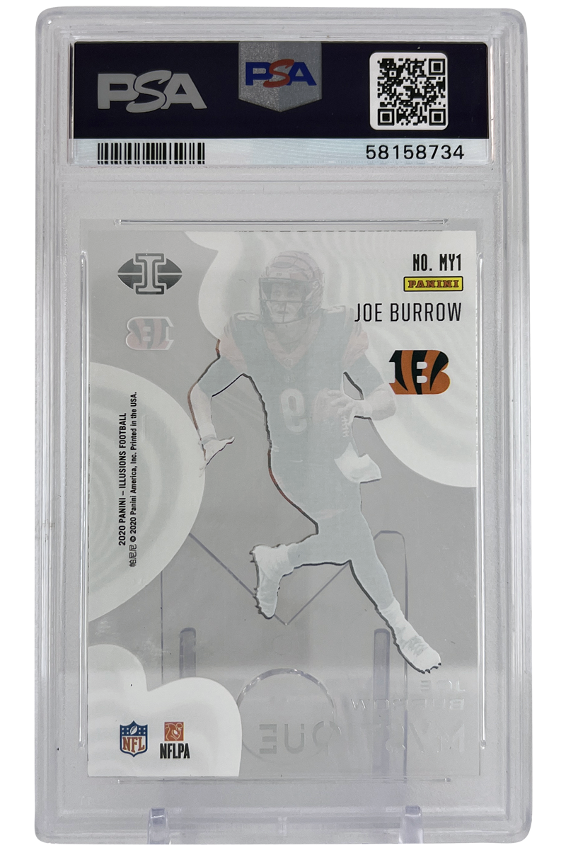 Joe Burrow 2020 Panini Illusions | PSA 9 | Mystique Rookie RC | #MY1 | POP 118