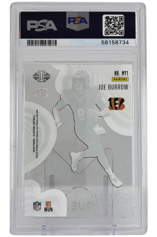 Joe Burrow 2020 Panini Illusions | PSA 9 | Mystique Rookie RC | #MY1 | POP 118