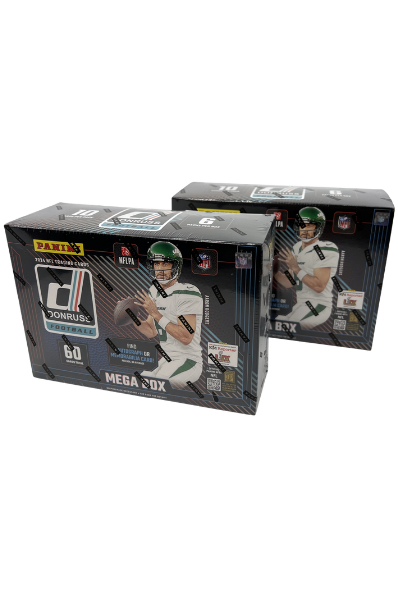 (2) 2024 Panini Donruss Football Mega Box Sealed