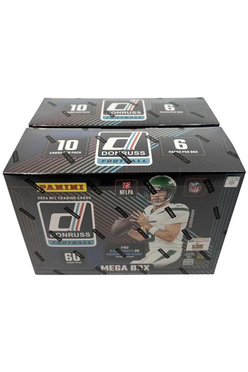 (2) 2024 Panini Donruss Football Mega Box Sealed