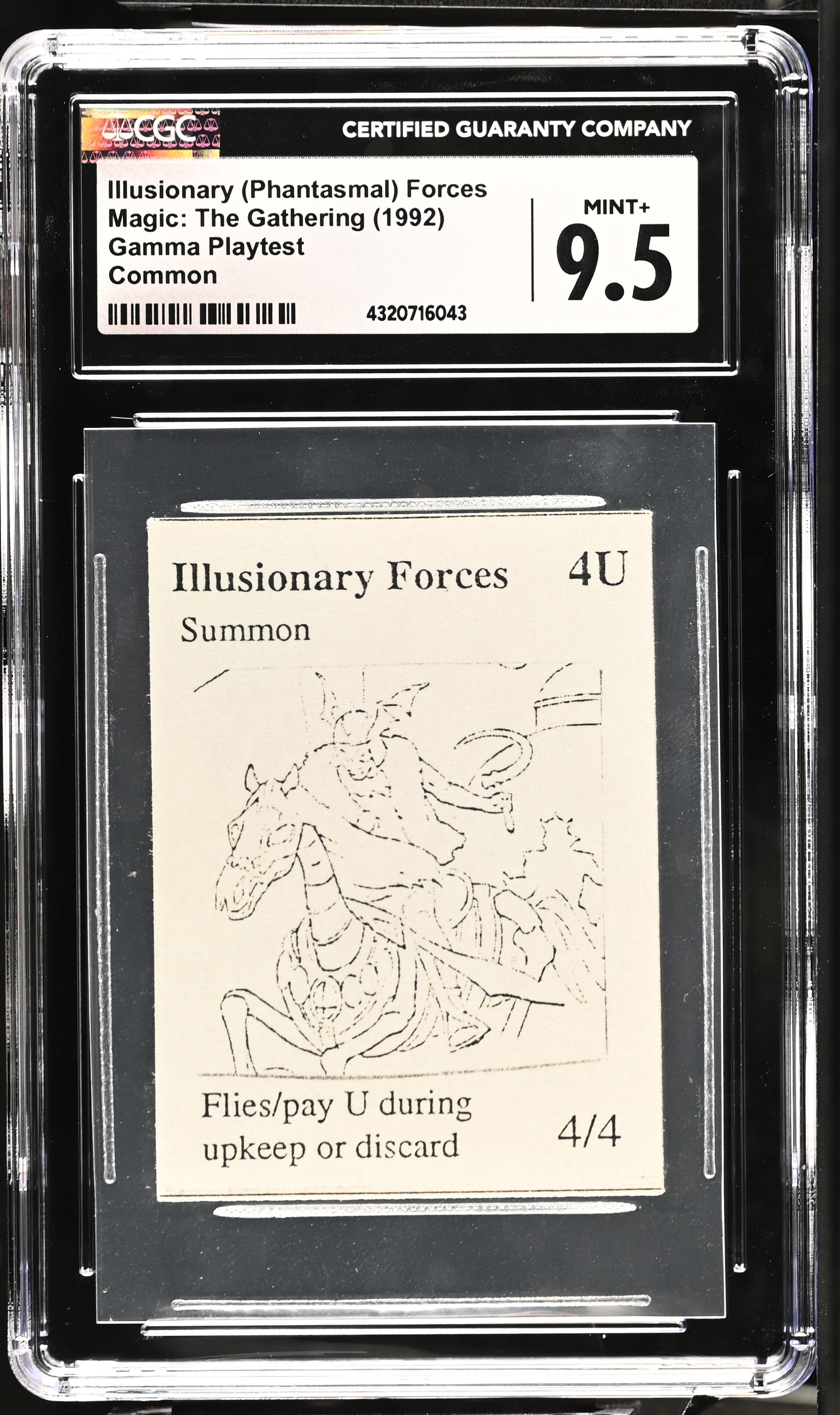 Illusionary (Phantasmal) Forces | Gamma Playtest | CGC | Mint+ 9.5