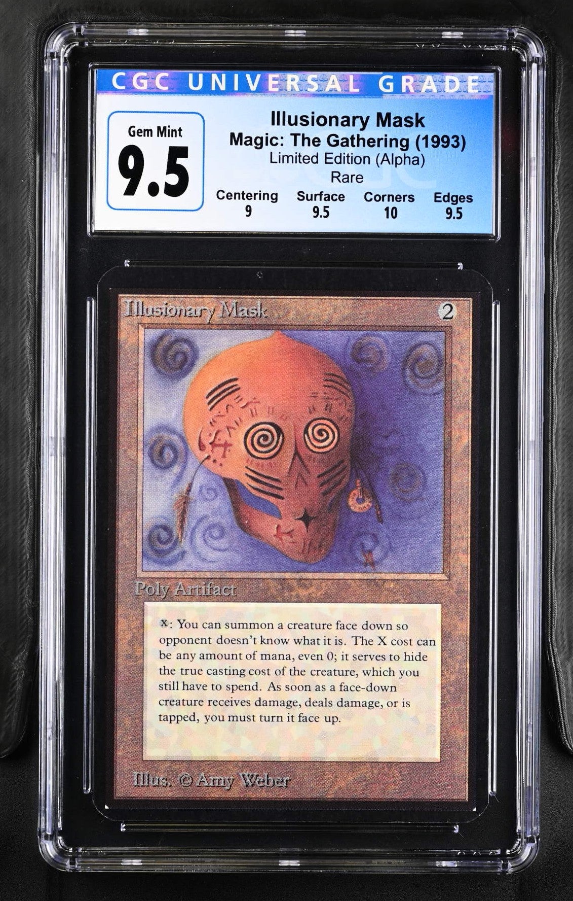 Illusionary Mask | Limited Edition (Alpha) | Rare | CGC | Gem Mint 9.5