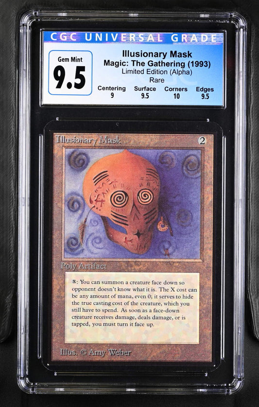 Illusionary Mask | Limited Edition (Alpha) | Rare | CGC | Gem Mint 9.5