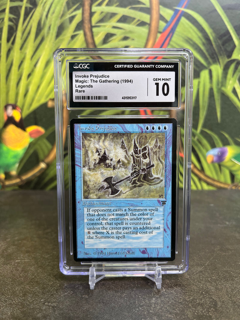 Invoke Prejudice | Legends | Rare | CGC | Gem Mint 10 – The