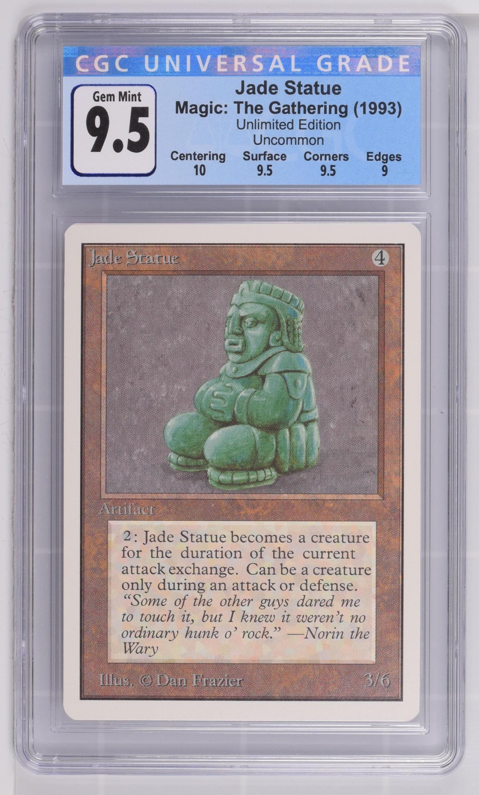 Jade Statue | Unlimited Edition | Uncommon | CGC | Gem Mint 9.5