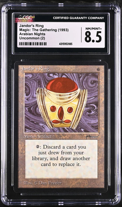 Jandor's Ring | Arabian Nights | Rare | Non-Foil | CGC | NM/Mint+ 8.5