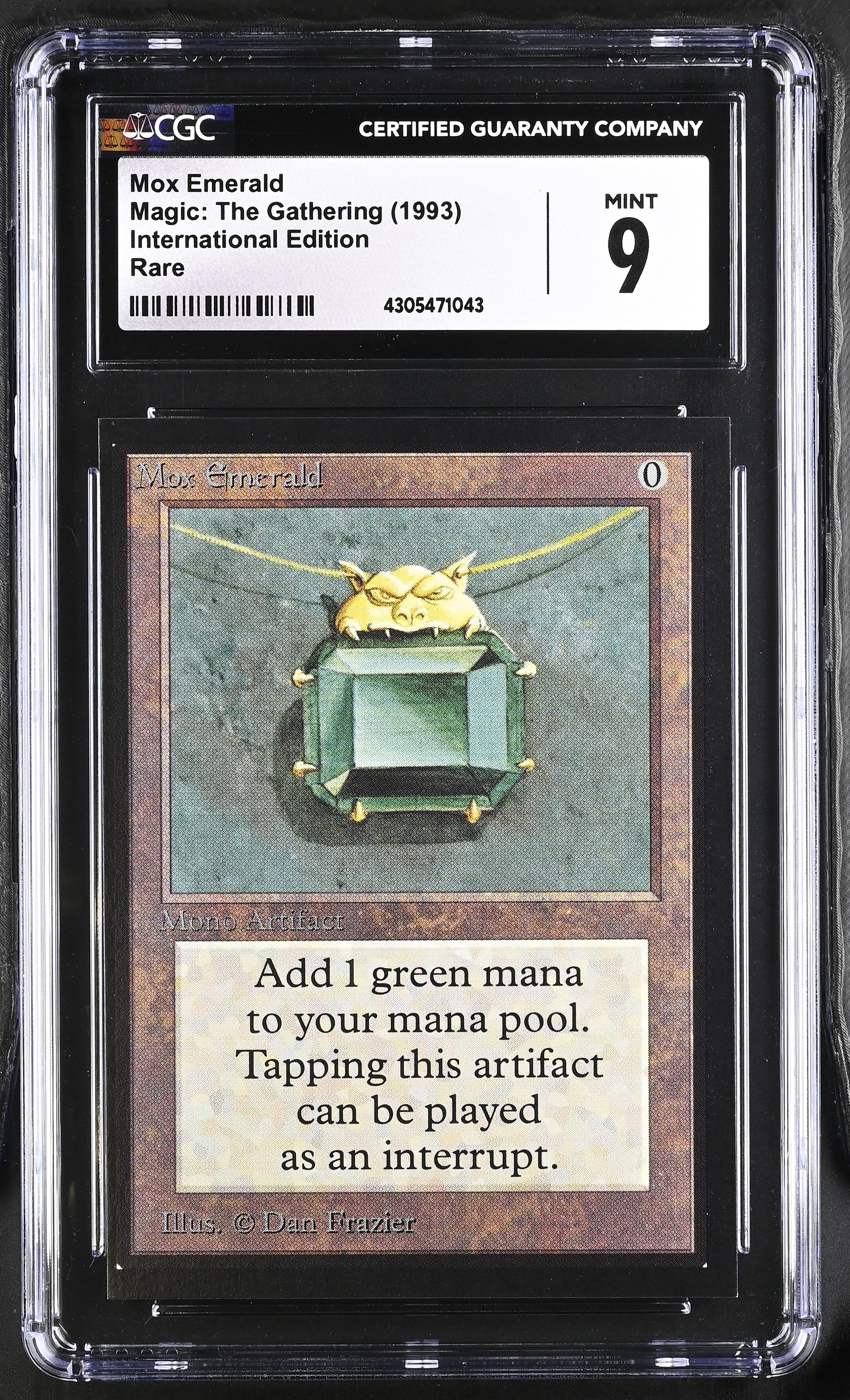 Mox Emerald | International Edition | Rare | CGC | Mint 9