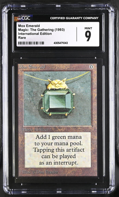 Mox Emerald | International Edition | Rare | CGC | Mint 9