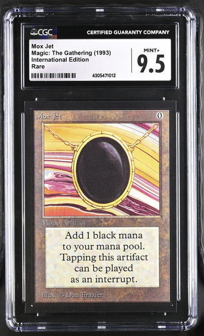 Mox Jet | International Edition | Rare | CGC | Mint+ 9.5