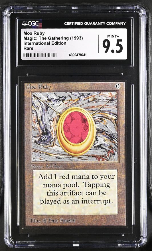 Mox Ruby | International Edition | Rare | CGC | Mint+ 9.5