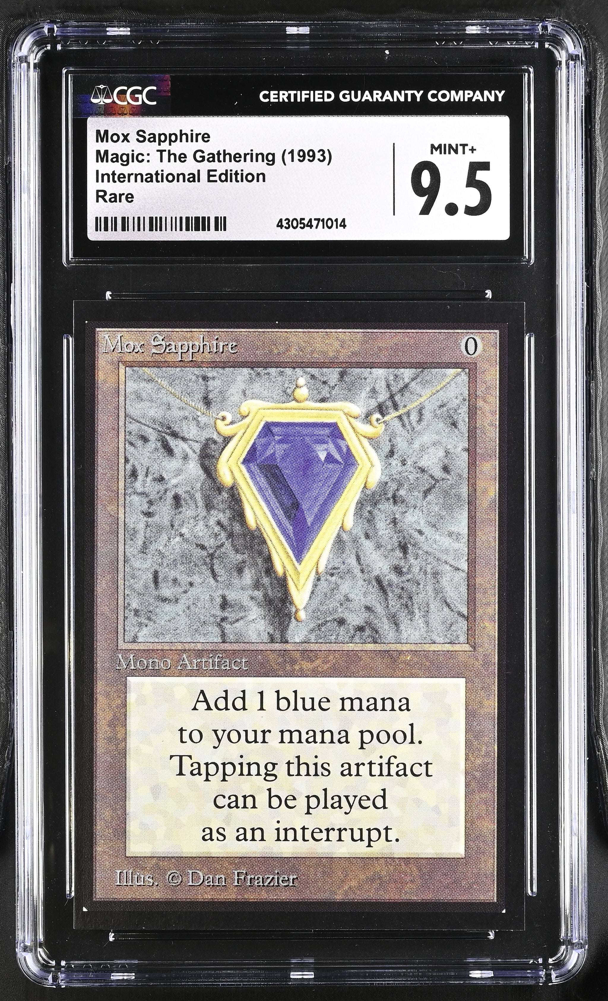 Mox Sapphire | International Edition | Rare | CGC | Mint+ 9.5