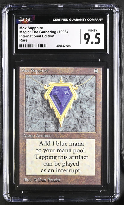Mox Sapphire | International Edition | Rare | CGC | Mint+ 9.5