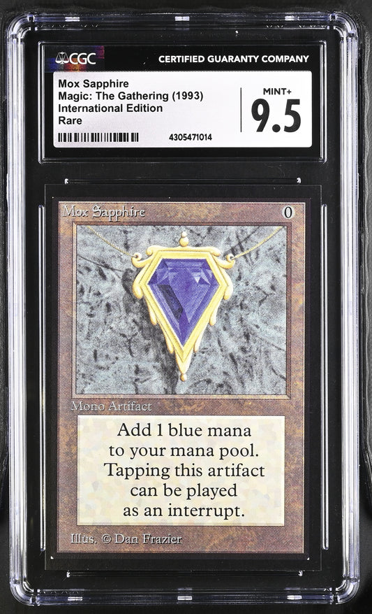 Mox Sapphire | International Edition | Rare | CGC | Mint+ 9.5