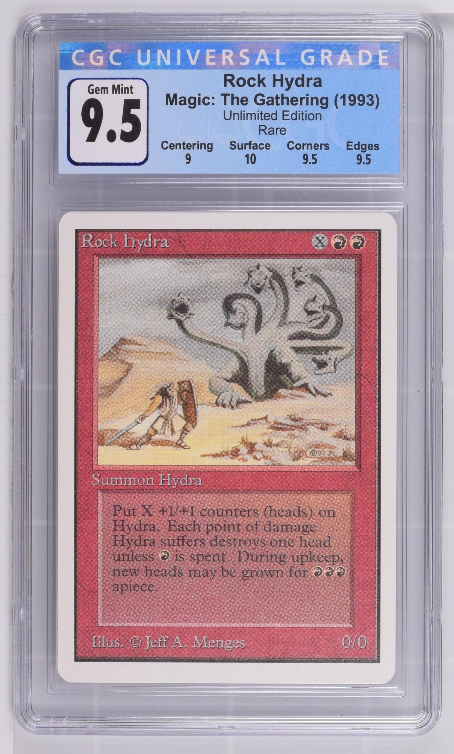 Rock Hydra | Unlimited Edition | Rare | CGC | Gem Mint 9.5